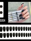 Fake Nails Wear Nails Autumn And Winter Frosted Personality Waterproof Ballet Nails - Image 3