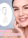 Heated Eyelash Curler Electric Temperature Control Mini Eyelash Curler Electric Portable Charging - Image 5