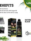 Hair Color Shampoo Dark Brown & Natural Black No to Skin , 200ml - Image 5