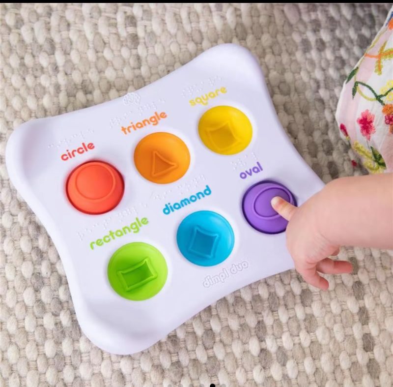 Fat Brain Dimpl Duo, Early Development Toy, Educational Toy, Push and Pop Toy, Sensory Toy for Babies, Colourful Toy for Boys and Girls Aged 12 Months and Older - Image 3