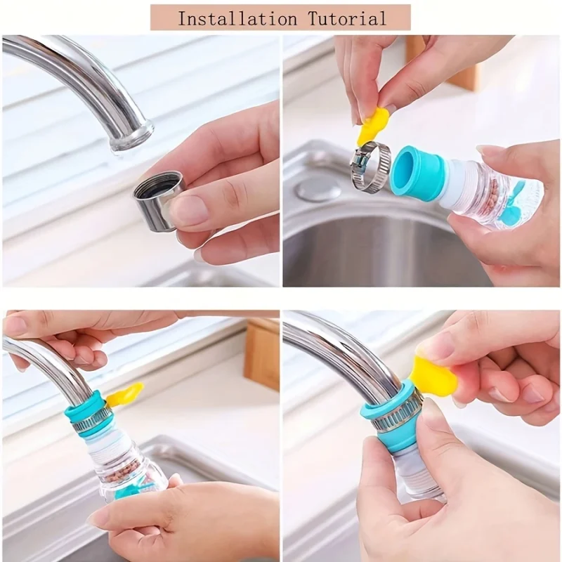 Faucet Water Filter Extender with Purifier – Jug-Shaped, No Electricity Needed | Clean Water for Hands & Drinking - Image 6