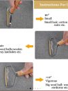 lint remover, Pet hair remover, Pack of 2 ,Fuzz remover, Carpet scraper, Hair remover for Clothes & Pets - Image 3