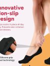Ladies Invisible Trainer Socks – 8-Pack No-Show Ankle Socks in Grey | Everyday & Gym Wear by The Essentials Wardrob - Image 3