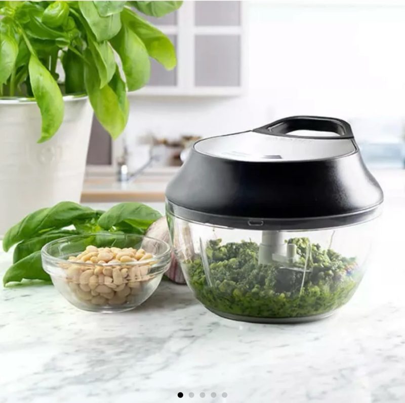 Hand PULL lid CHOPPER Bowl Fruit Utensils Kitchen chopper salads quick Plastic Plastic Lid Equipment