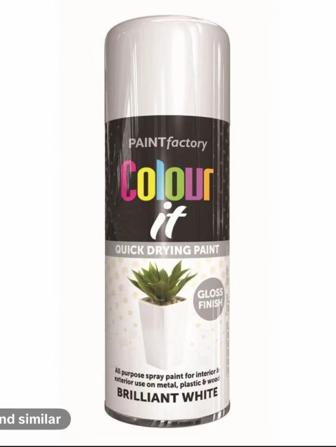 All-Purpose Aerosol Spray Paint Matt Gloss Satin Metal Wood Plastic Wood Gloss