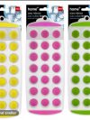 Home Plus Easy Release Ice Cube Tray Flexible Silicone Base Round Holes Green - Image 4