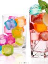 Reusable Ice Cubes, 2.5cm Plastic Squares for Drinks, Whiskey, Wine or Beer, Keep Your Drink Cold Longer, Re-freezable, Washable, Assorted Colour Utensils Set - Image 4