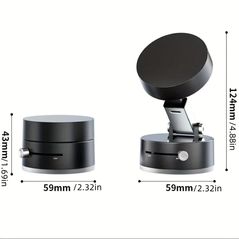 High Magnetic Suction Cup Mobile Phone Holder for Car Navigation with Vacuum Pumping Suction Cup, Stable and Durable - Image 10