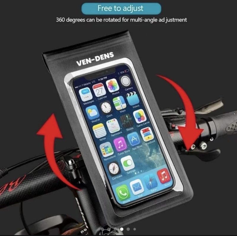 Bicycle 360 Waterproof Phone Case Holder For All Mobile Phones - Image 2