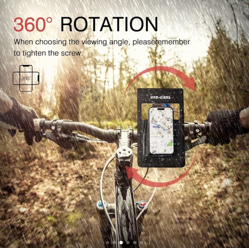 Bicycle 360 Waterproof Phone Case Holder For All Mobile Phones - Image 5