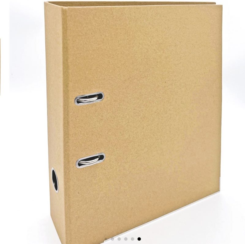 A4 Kraft Paperboard Lever Arch Files - Image 3