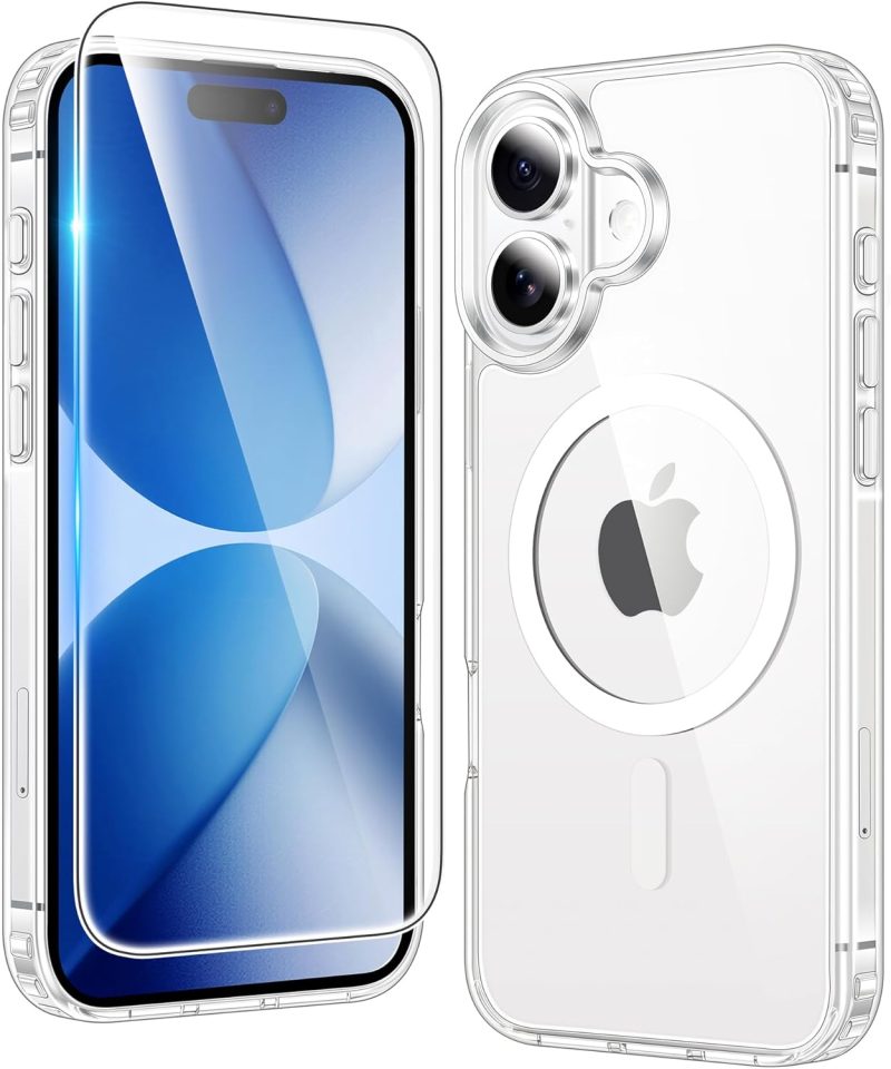 Magnetic Transparent Case for iPhone 17 / 17 Air / 17 Pro / 17 Pro Max – Slim Fit, Shockproof & Wireless Charging Compatible - Image 4