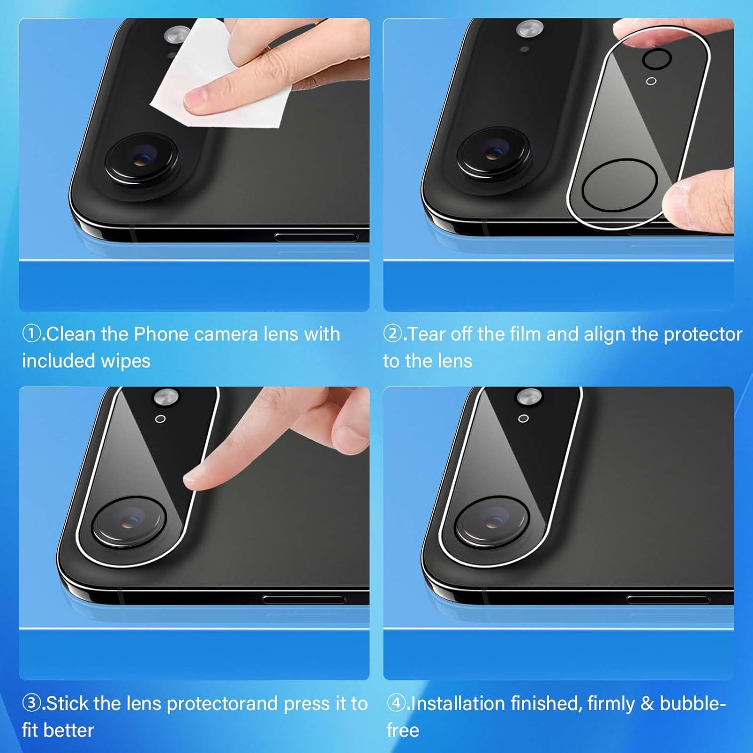 Premium Camera Lens Protector for iphone-series – Ultra HD, Scratch-Resistant, Anti-Fingerprint - Image 5
