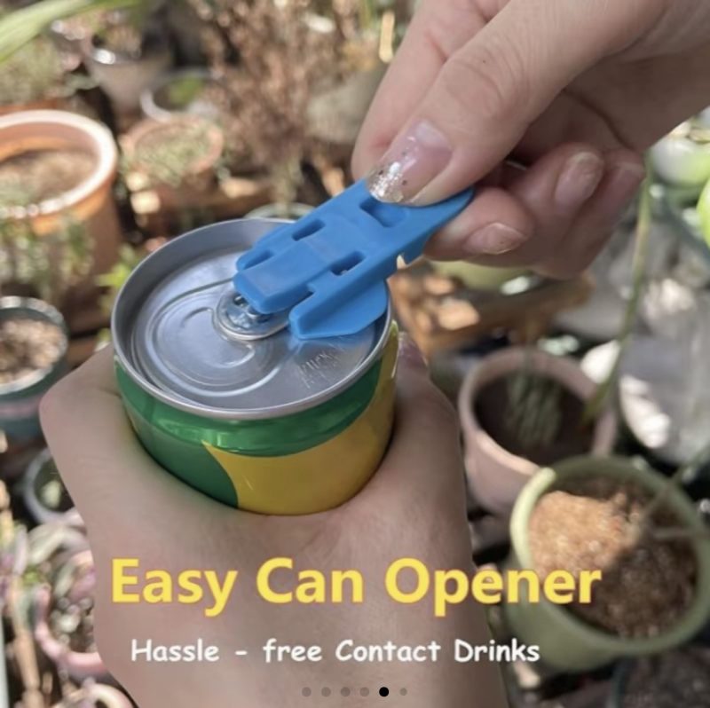 6-Piece Easy Open Can Opener & Drink Protector - Travel & Outdoor Pop-Top Can Accessories - Image 4