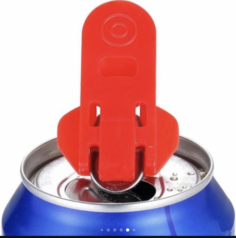6-Piece Easy Open Can Opener & Drink Protector - Travel & Outdoor Pop-Top Can Accessories - Image 7