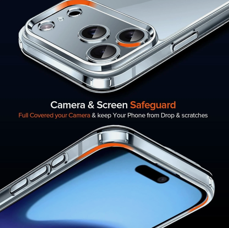 Transparent Clear Case Cover for 17 | 17 Air | 17 Pro | 17 Pro Max – Shockproof, Slim & Scratch-Resistant - Image 5
