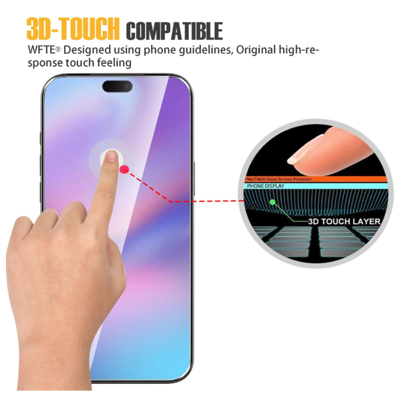 Tempered Glass Screen Protector for 17 | 17 Air | 17 Pro | 17 Pro Max – 9H Hardness, HD Clear, Anti-Scratch & Bubble-Free - Image 4