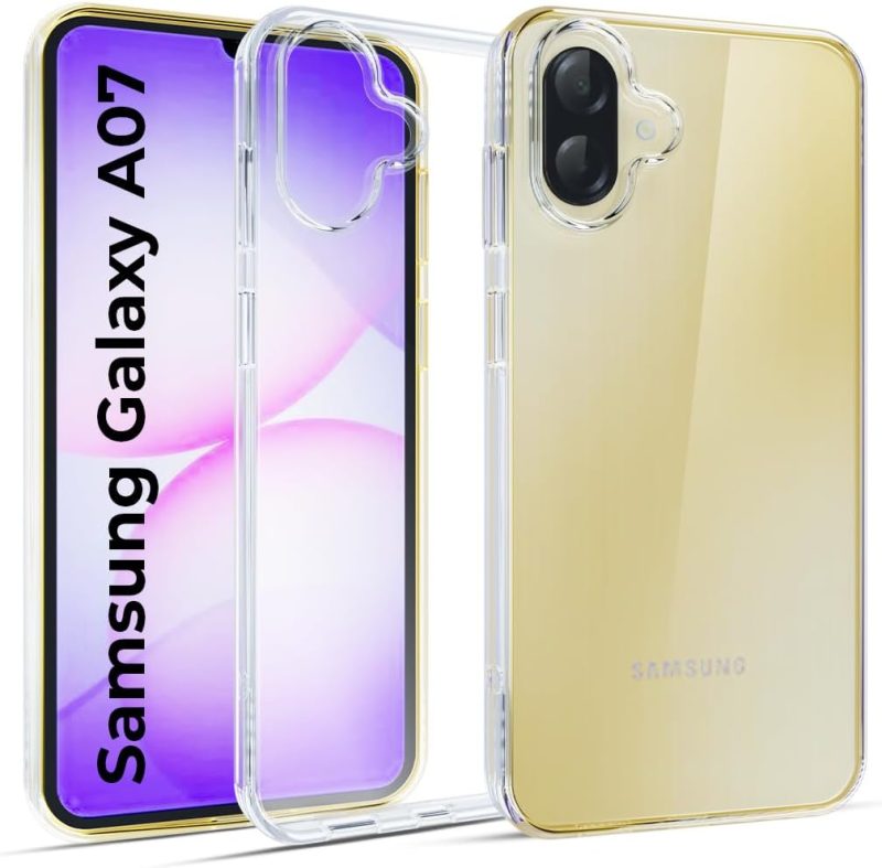 Crystal Clear Transparent Case for Samsung A Series – Slim, Shockproof & Stylish Protection - Image 6