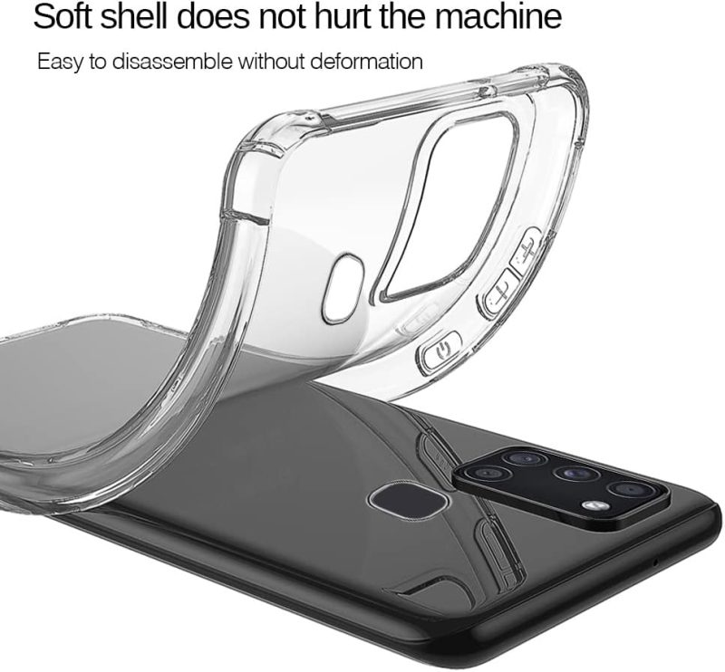 Crystal Clear Transparent Case for Samsung A Series – Slim, Shockproof & Stylish Protection - Image 4