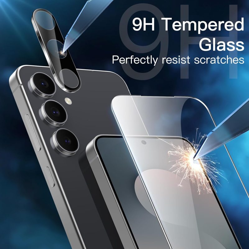 Samsung Galaxy S21–S25 Series Tempered Glass Screen Protector | Ultra Clear & 9H Hardness