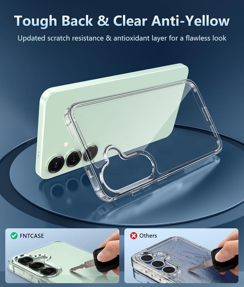 Premium Clear Shockproof Case for Samsung S20–S25 Series | Ultra Slim, Anti-Yellow, Scratch Resistant Cover - Image 3