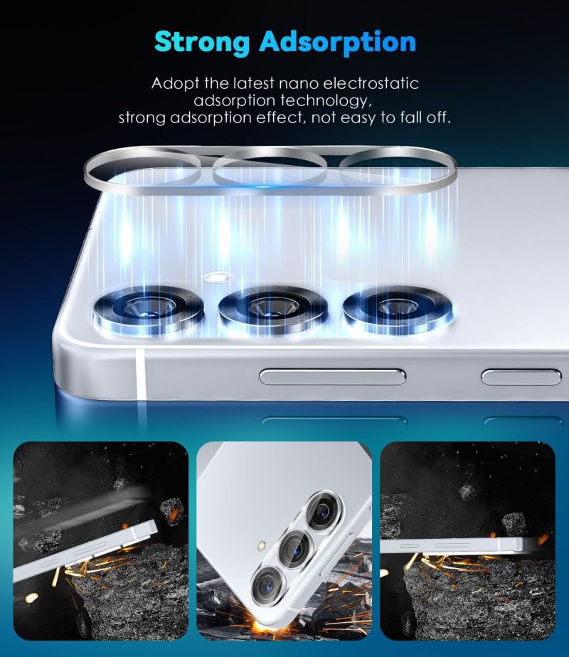 Premium Camera Lens Protector for Samsung Galaxy S22 Ultra, S23, S23 Ultra, S23 Plus, S24, S24 Plus, S24 Ultra, S25, S25 Plus, S25 Ultra & S25 FE - Image 6