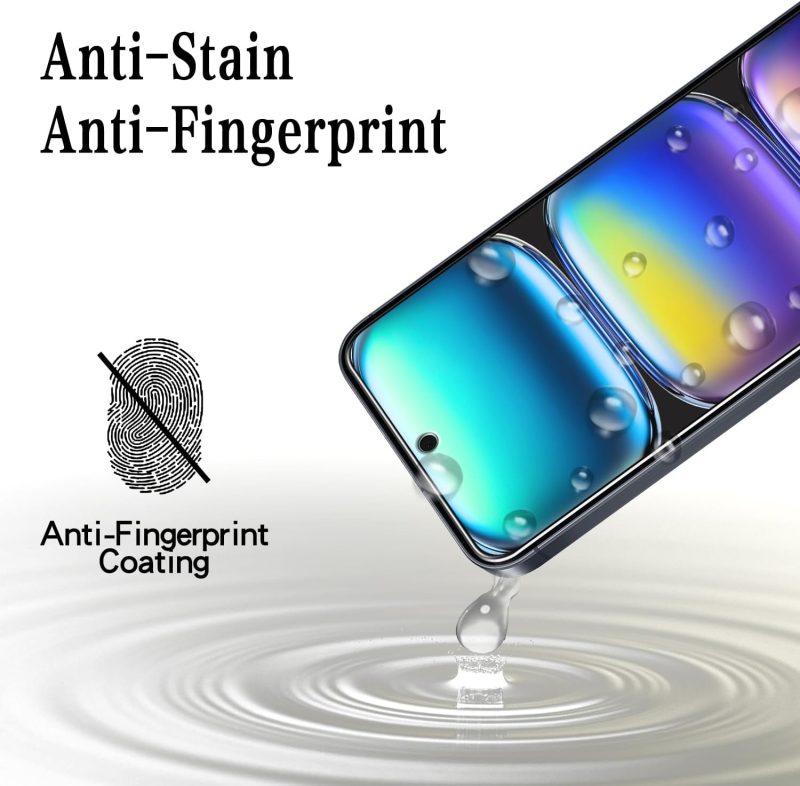Samsung A Series Tempered Glass Screen Protector – Ultra Clear, 9H Hardness, Anti-Scratch, Bubble-Free, Full Coverage Protection - Image 3