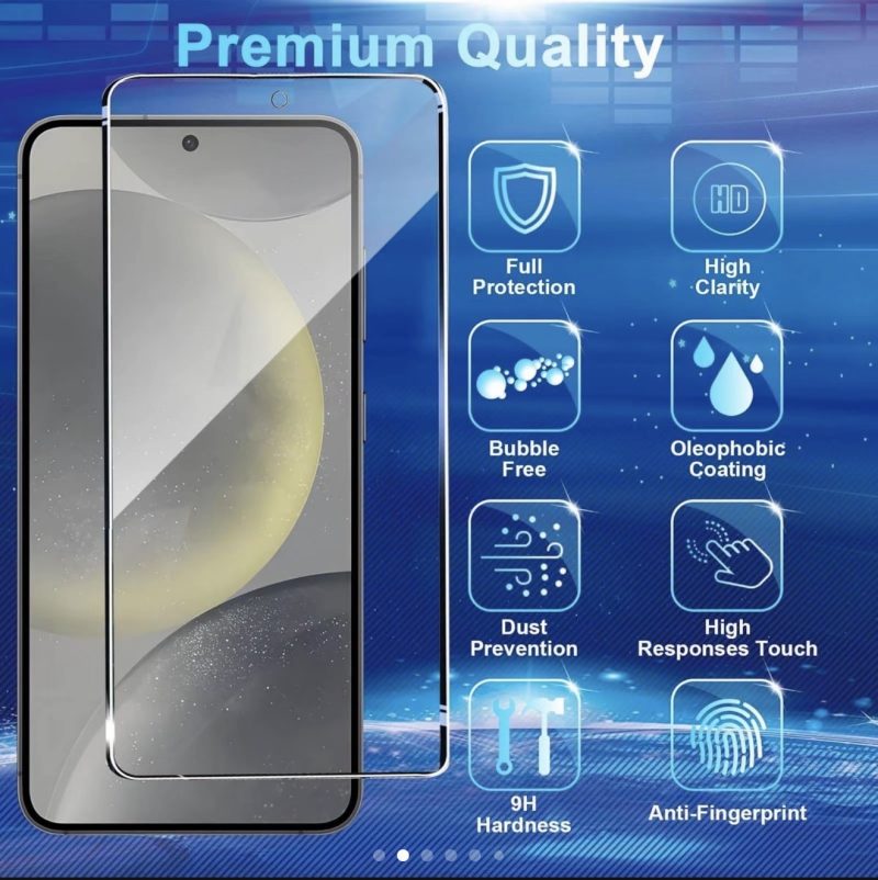 Samsung Galaxy S21–S25 Series Tempered Glass Screen Protector | Ultra Clear & 9H Hardness - Image 4