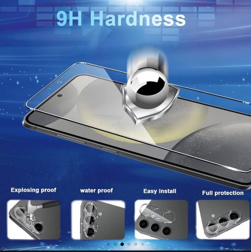 Samsung Galaxy S21–S25 Series Tempered Glass Screen Protector | Ultra Clear & 9H Hardness - Image 3