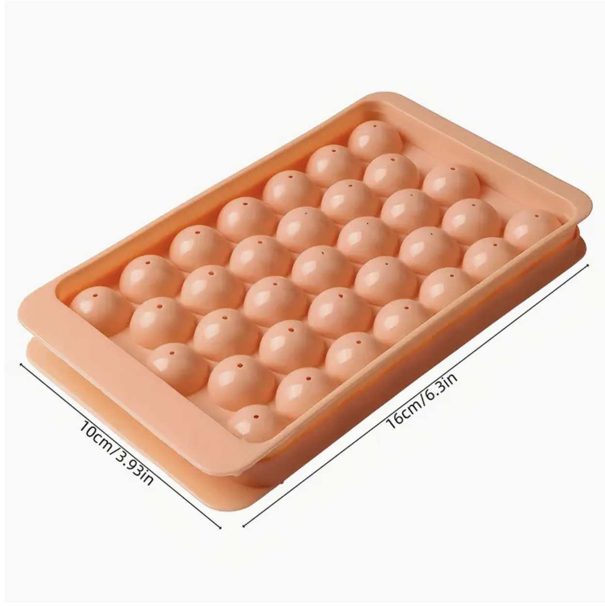 1PC Ice Cube Tray – Polished Dustproof Round Grid Ice Ball Mold | Small-Sized Food-Grade Ice Maker for Home, Party & Kitchen Use - Image 7