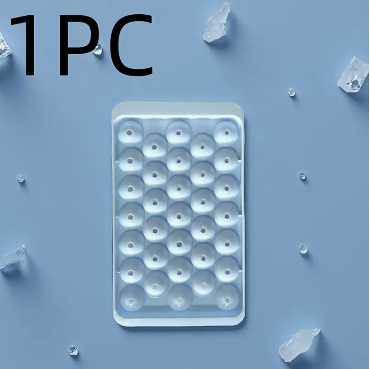 1PC Ice Cube Tray – Polished Dustproof Round Grid Ice Ball Mold | Small-Sized Food-Grade Ice Maker for Home, Party & Kitchen Use - Image 5