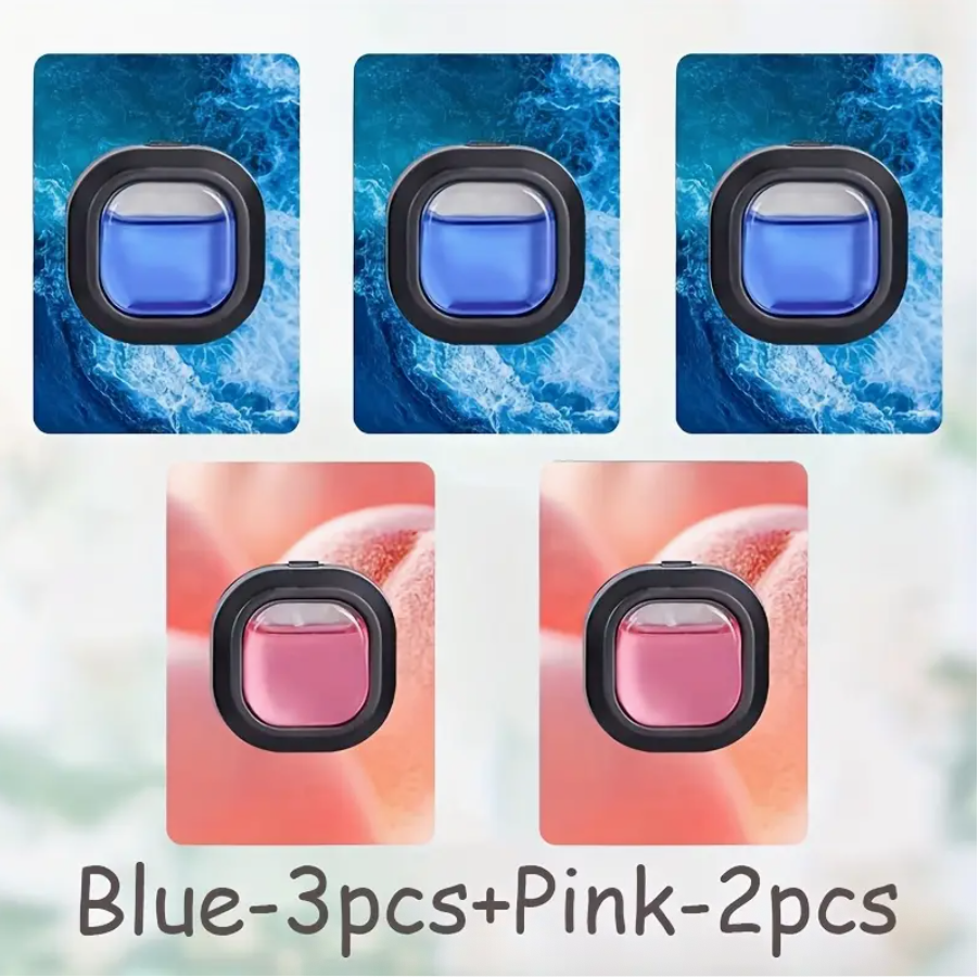5PCS Car Air Conditioning Vent Air Fresheners – Long-Lasting Fragrance | Decorative Air Fresheners for Vehicle & Home Use | Portable Scent Diffusion Inserts (0.14 Oz Each)