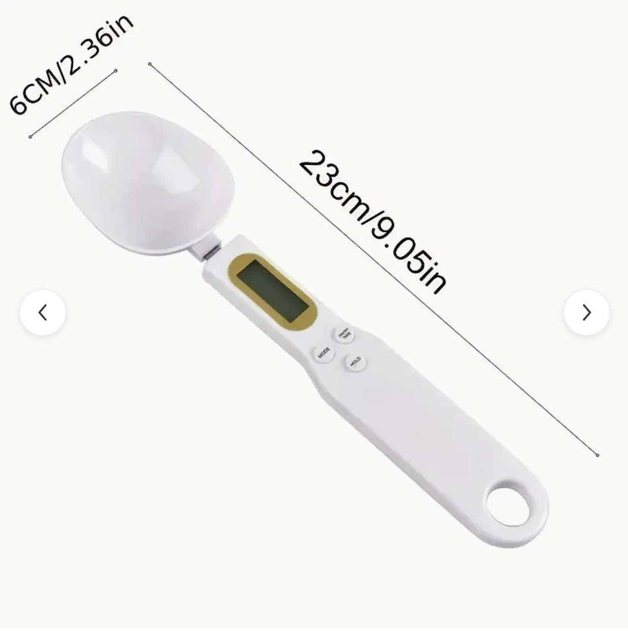 Digital Kitchen Scale Spoon with LCD Display (0.1gā500g) ā High-Precision Portable Measuring Spoon for Cooking, Baking & Portion Control - Image 3