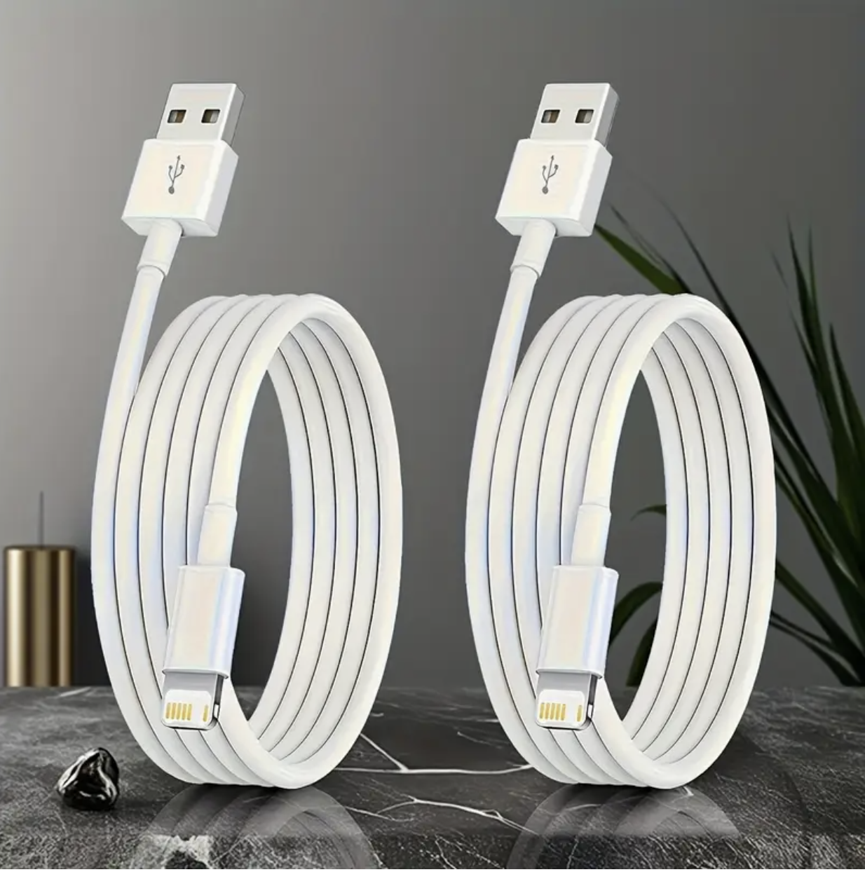 Lightning to USB-A Charging Cable – Fast Charging & Data Sync for iPhone, iPad, iPod - Image 2