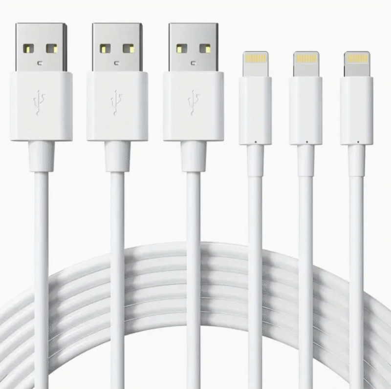 Lightning to USB-A Charging Cable – Fast Charging & Data Sync for iPhone, iPad, iPod