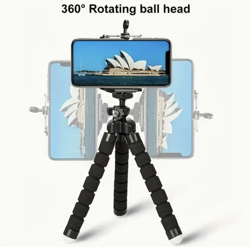 Tripod Stand Universal Mobile Phone & Camera – Foldable, Adjustable, Durable, Desktop & Travel Mount