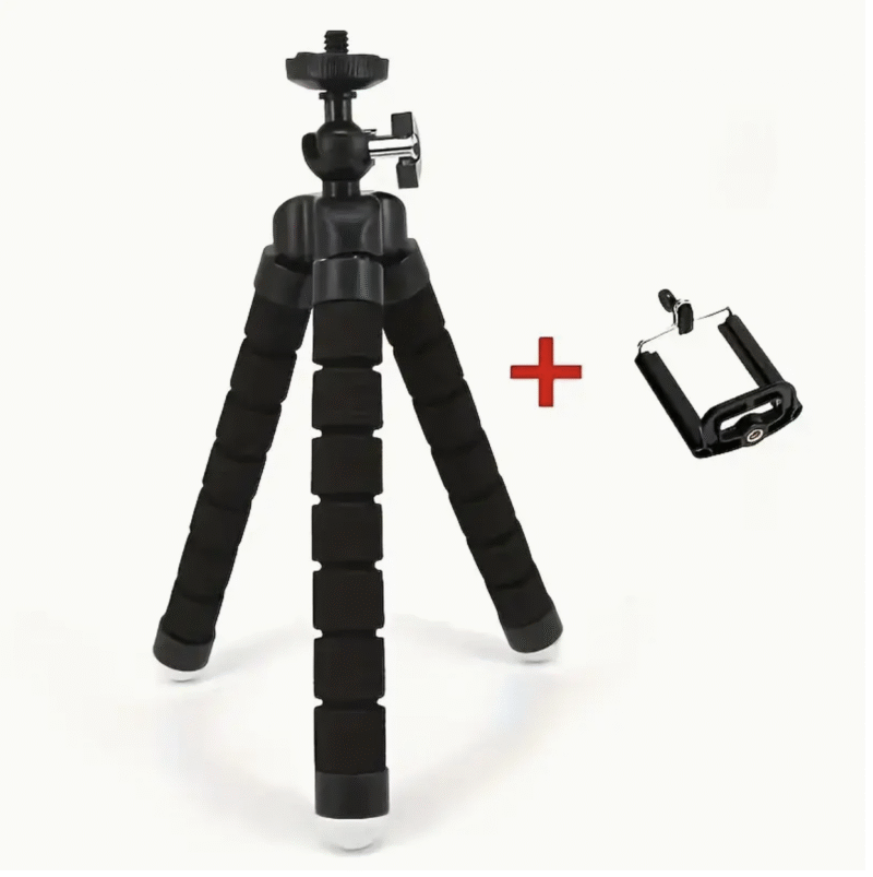 Tripod Stand Universal Mobile Phone & Camera – Foldable, Adjustable, Durable, Desktop & Travel Mount - Image 7