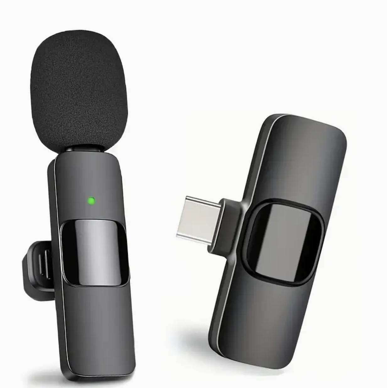 Wireless Microphone – USB-C Clip-On Mic for Smartphones & Laptops, Ideal for Vlogs, Live Streaming, Interviews & Content Creation