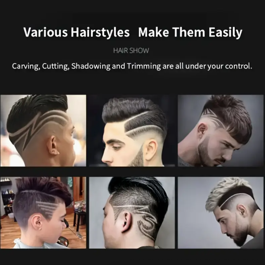 Professional Men’s Electric Hair Clipper Set – Precision Grooming Made Easy - Image 3
