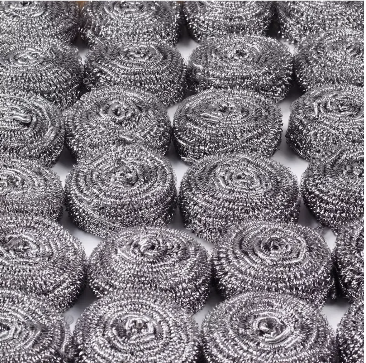 6 Pcs Heavy-Duty Stainless Steel Pot Scrubbing Balls | High-Zinc Iron Core | Rust-Resistant Wire Scrubbers for Tough Kitchen & Bathroom Cleaning