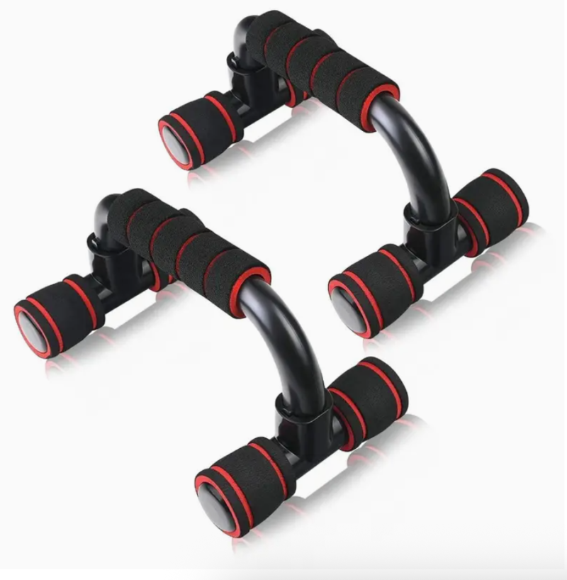 Pushup Bars Stands Handles Set for Men & Women – Cushioned Foam Grip ...