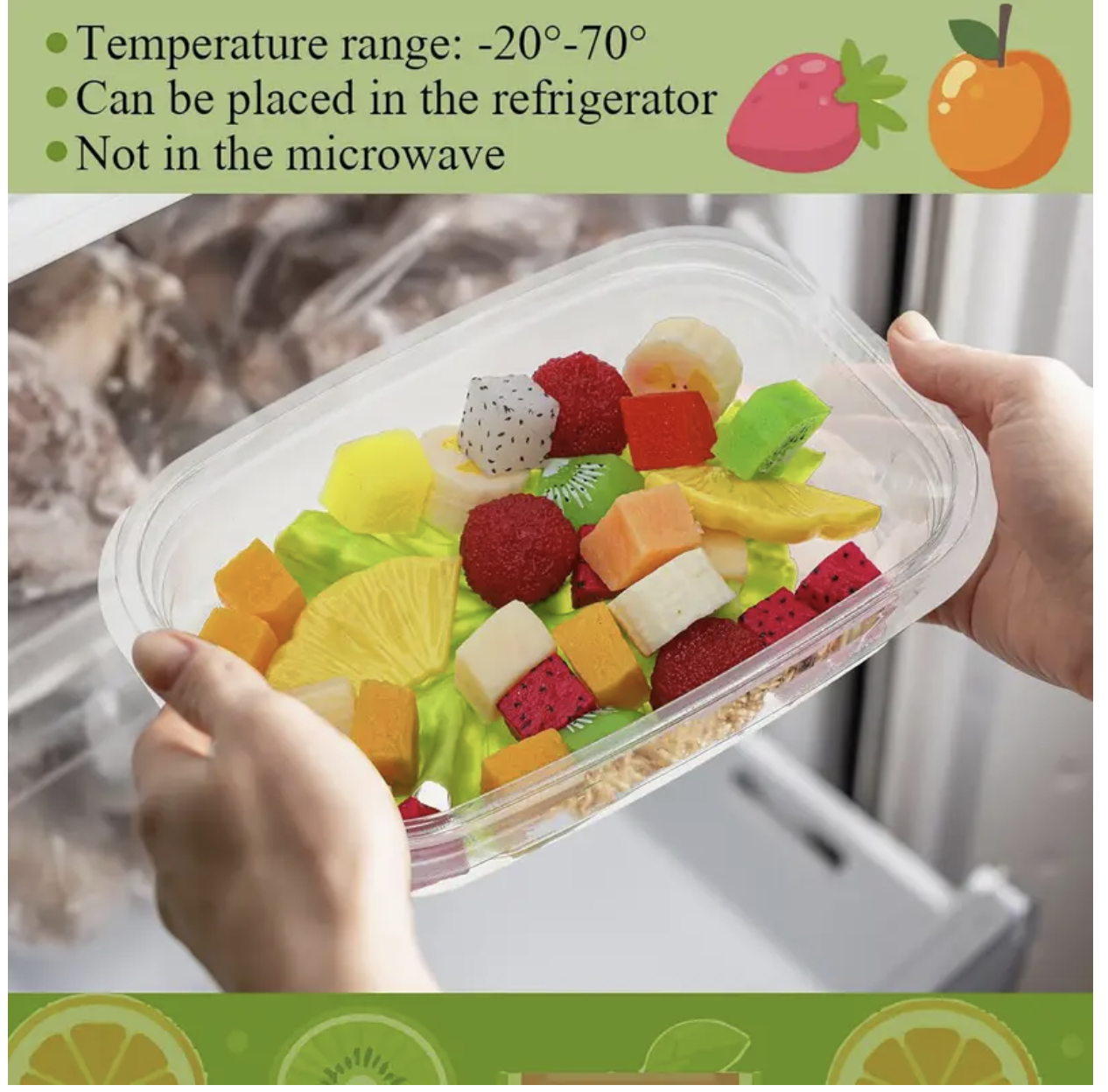 10 Pcs Heavy-Duty Reusable Food Storage Containers with Leakproof Lids – 350ml / 11.84oz Rectangular Stackable Containers, Microwave & Freezer Safe, Airtight & Durable - Image 3