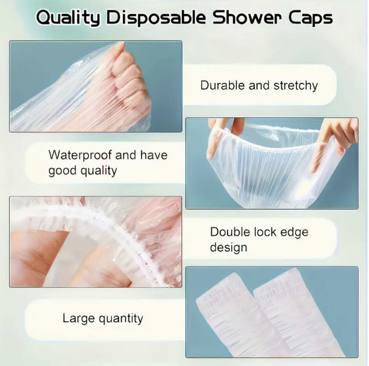 100pcs Individually Wrapped Plastic Food-Safe Cling Film Rolls – Transparent, Odorless & Dustproof, Hygienic Storage Wrap for Fridge, Microwave, Oven & Freezer - Image 4