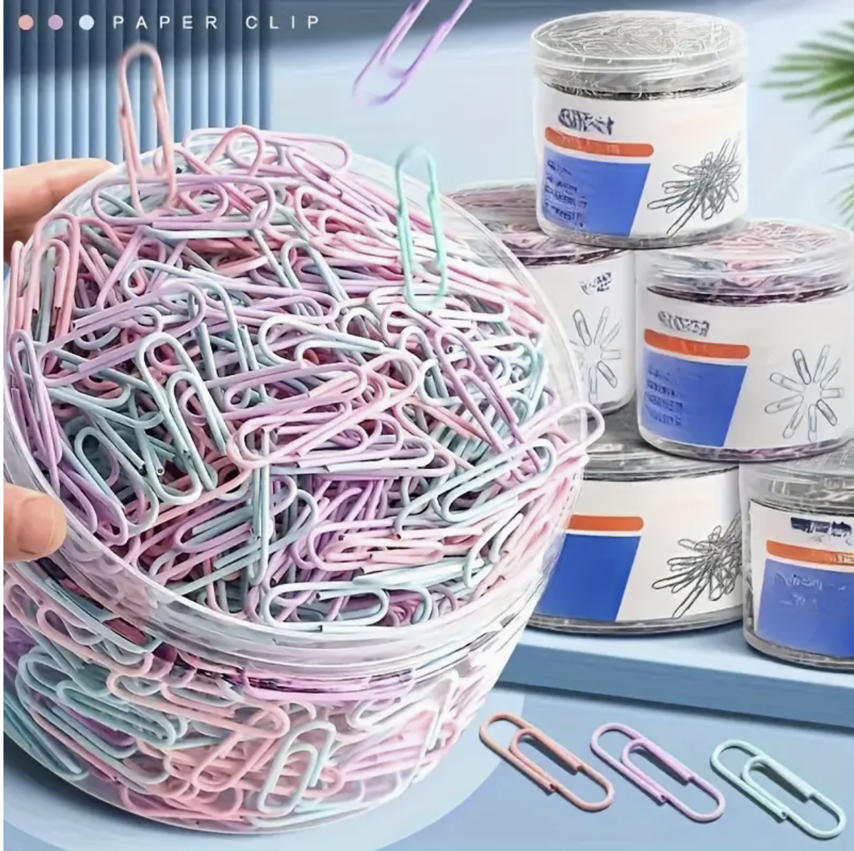 200PCS Large Heavy-Duty Metal Paper Clips – Durable Gray Bookmark & Binder Clips for Office, Home, School & University | Bulk Pack for Teachers, Students, Stationery & Document Organization - Image 2