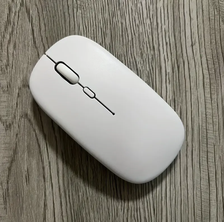 Mini Wireless Mouse – Ultra-Thin, Silent Click, Battery-Powered | Compatible with iPad, Laptop & Desktop | Macaron Colors