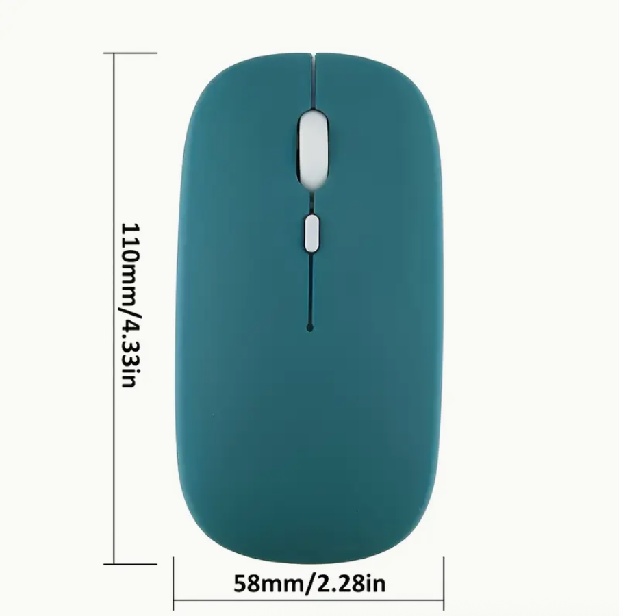 Mini Wireless Mouse – Ultra-Thin, Silent Click, Battery-Powered | Compatible with iPad, Laptop & Desktop | Macaron Colors - Image 2