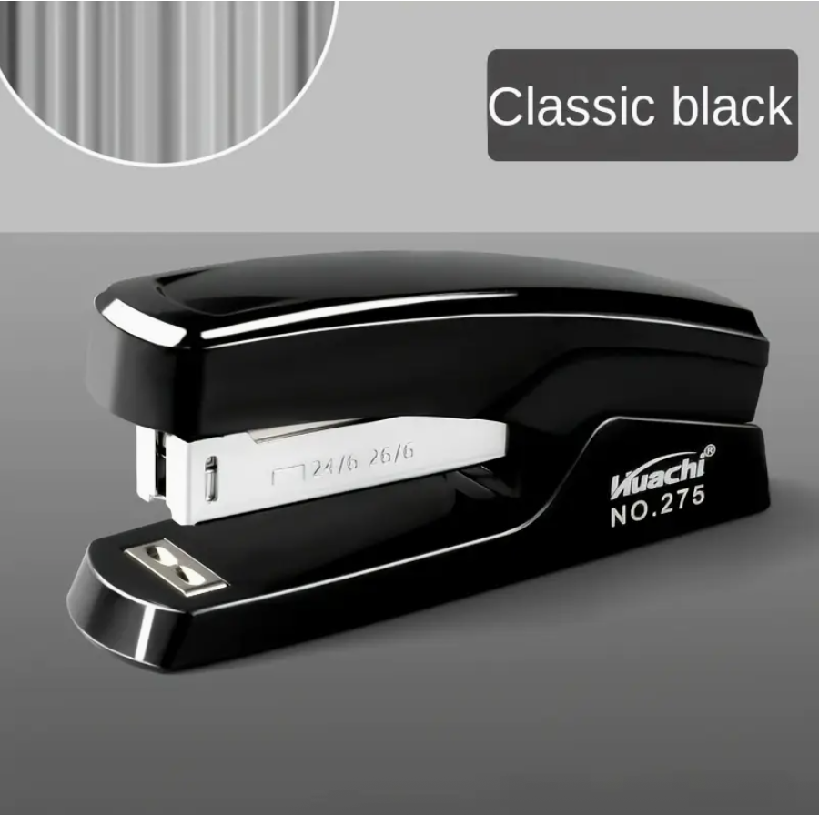 1pc Stapler – Model No. 275 (Black) with 10 Boxes of Staples Included | Portable, Labor-Saving Office & Home Stapler - Image 6
