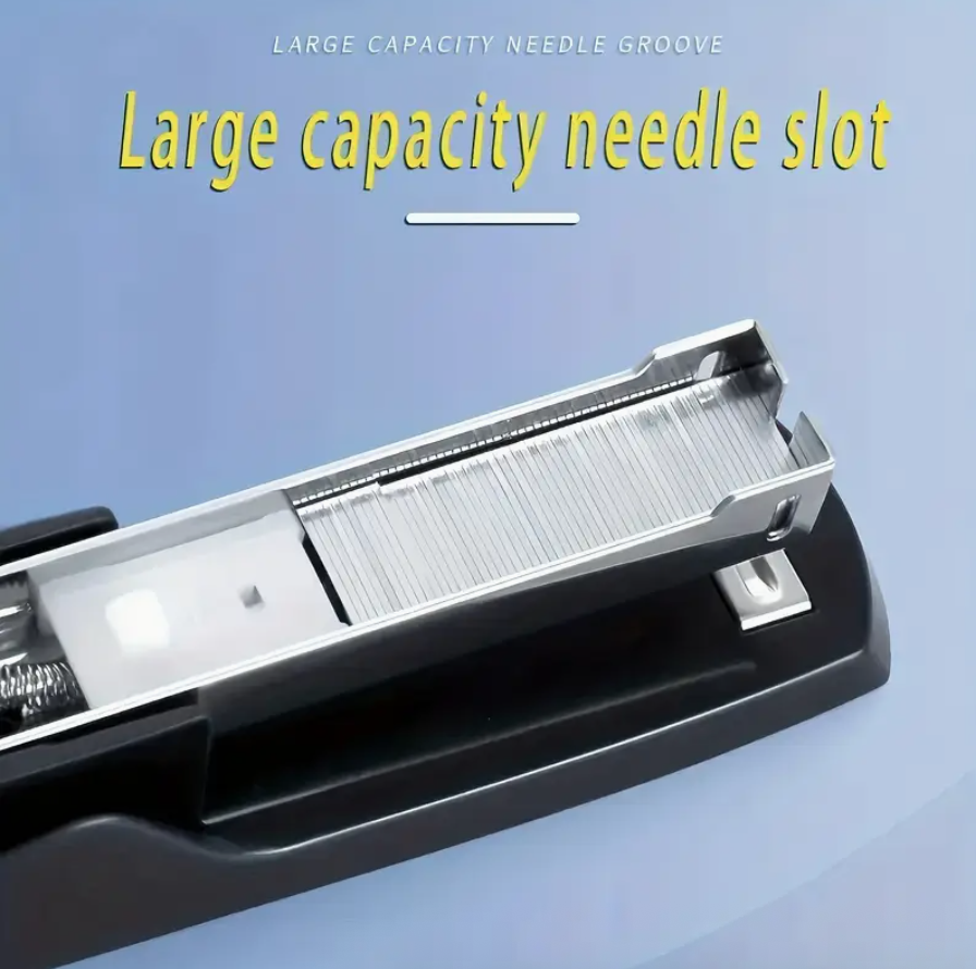 1pc Stapler – Model No. 275 (Black) with 10 Boxes of Staples Included | Portable, Labor-Saving Office & Home Stapler - Image 3