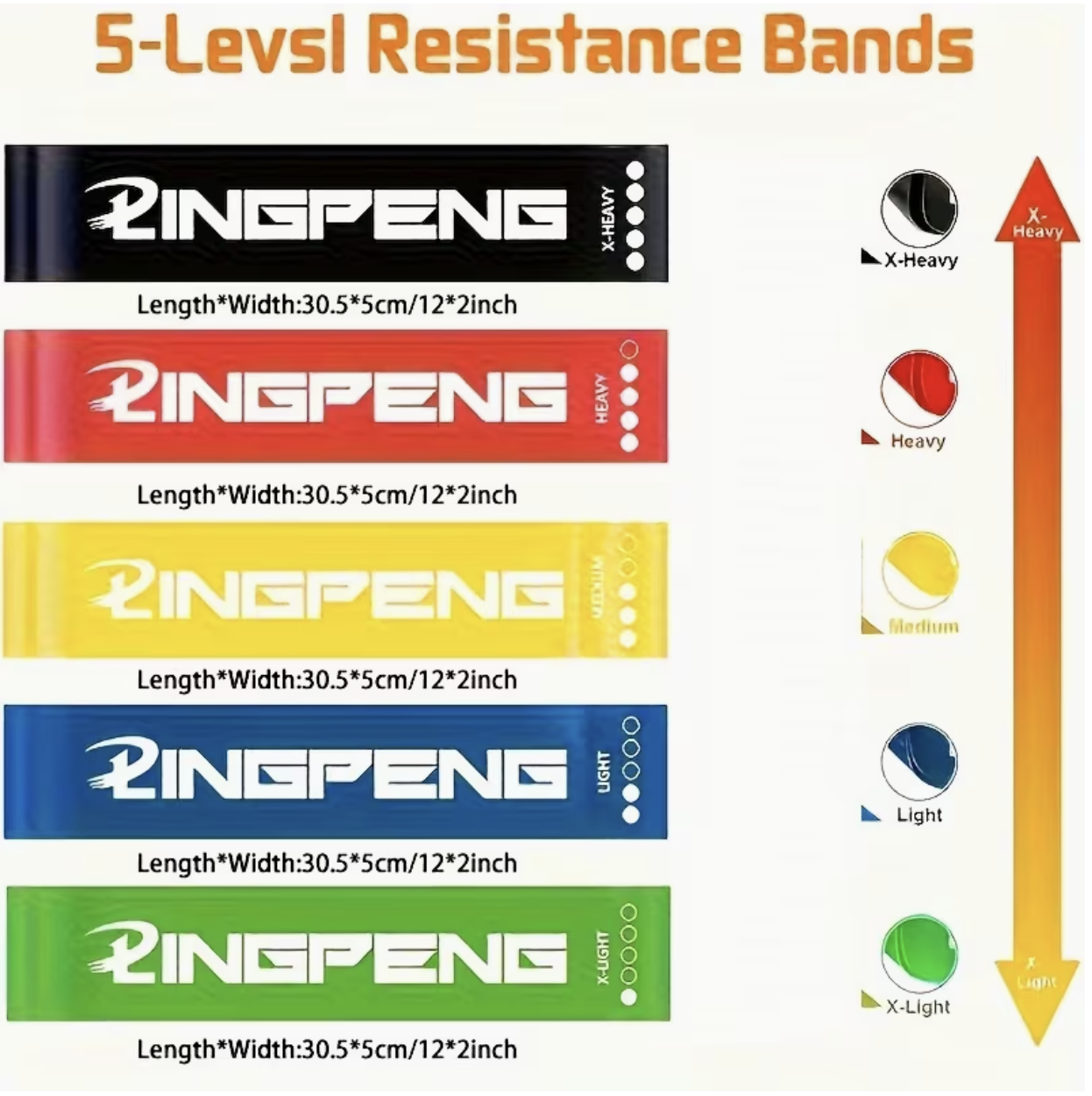 Yoga Resistance Rubber Band – Level 5 Fitness Band for Strength, Pilates & Full-Body Training - Image 6