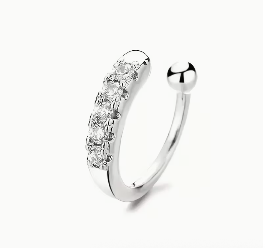 Artificial Non-Perforated Nose Ring – Hypoallergenic, Nickel-Free Bohemian • K-Pop • Hip-Hop Style | No Piercing Required | Allergy-Safe Nose Jewelry for Women - Image 2